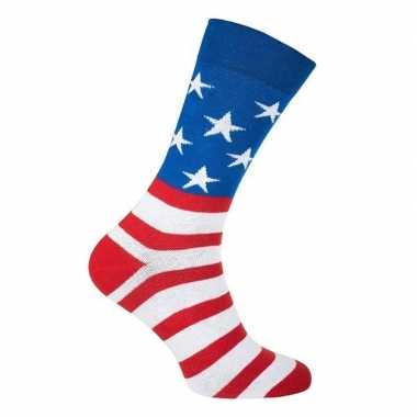 Usa / amerika feest carnaval sokken volwassenen