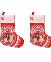X stuks katten poezen kerstsokken i have been a very good cat
