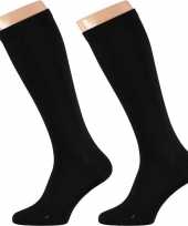 Zwarte compressie sokken volwassenen